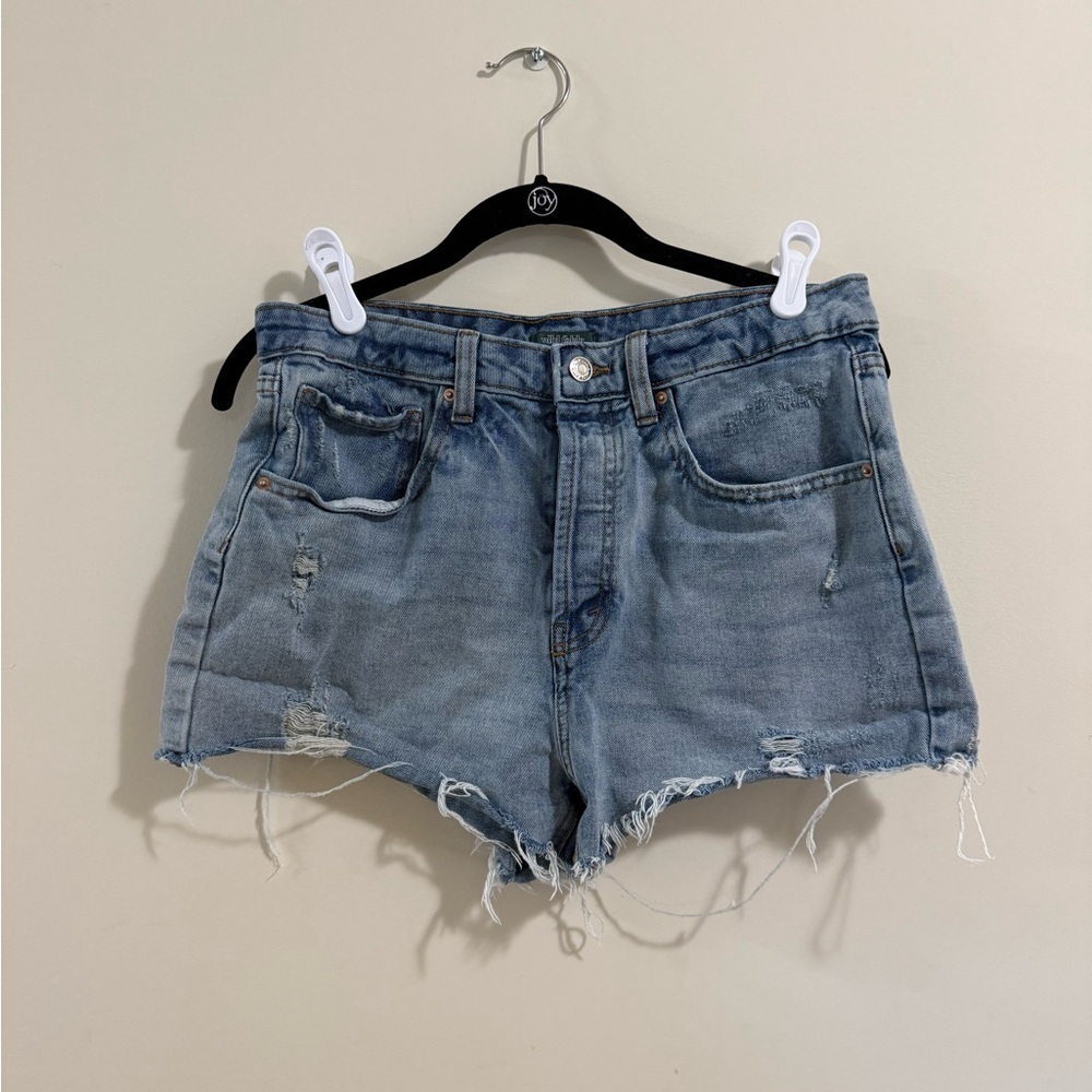 Wild Fable Light Blue Distressed Jean Shorts